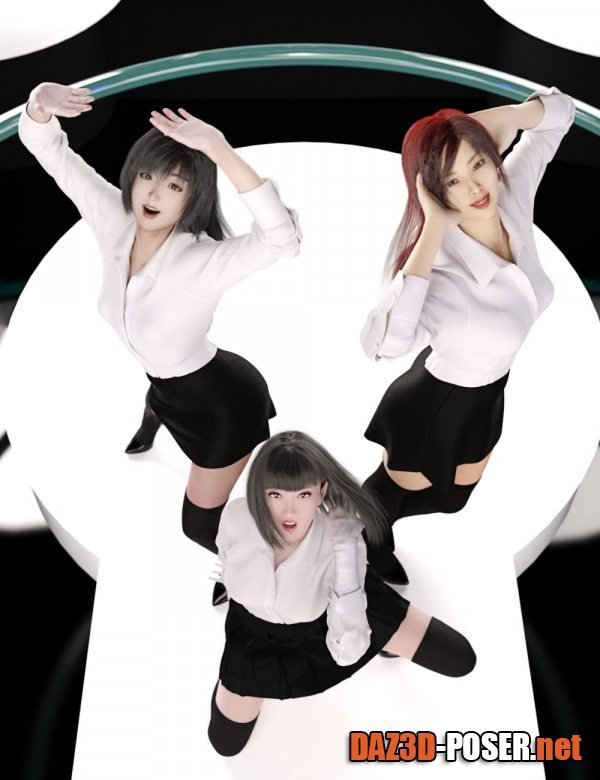 Dawnload K-Dance Poses Vol 2 for Genesis 8 Female for free
