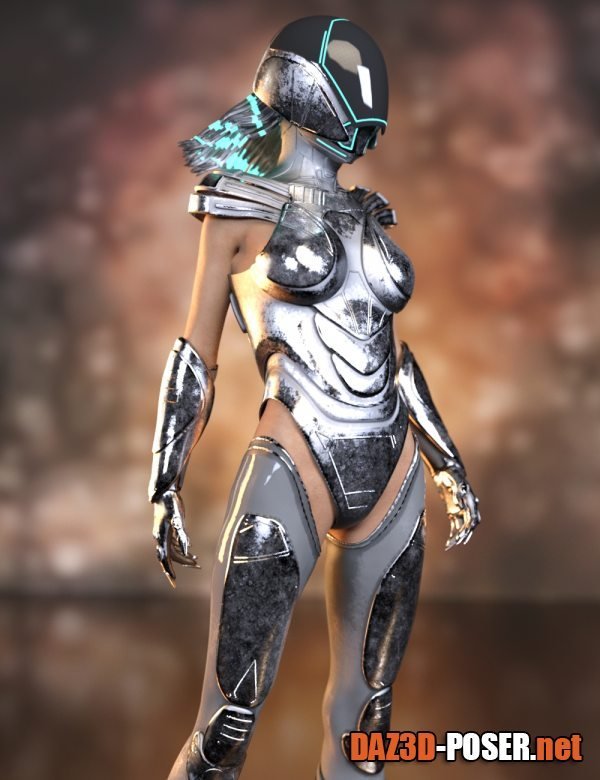Dawnload Sci-Fi Angel Outfit for Genesis 8.1 Females for free