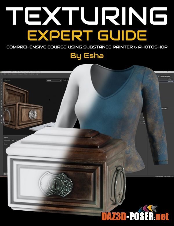 Dawnload Texturing Clothing and Props Expert Guide: Tutorial Course for free