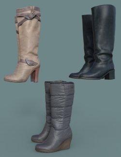 Walking Boots for Genesis 8.1 Females