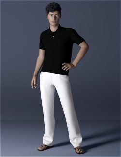 dForce H&C Polo Shirts Outfit for Genesis 8 Male(s)