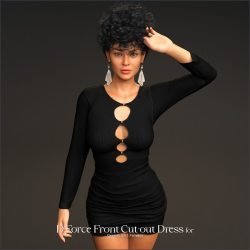 D-Force Front Cut-out Dress for G8F and G8.1F