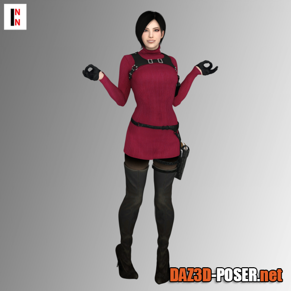 Dawnload RE4 – Ada Wong For Genesis 8 Female for free
