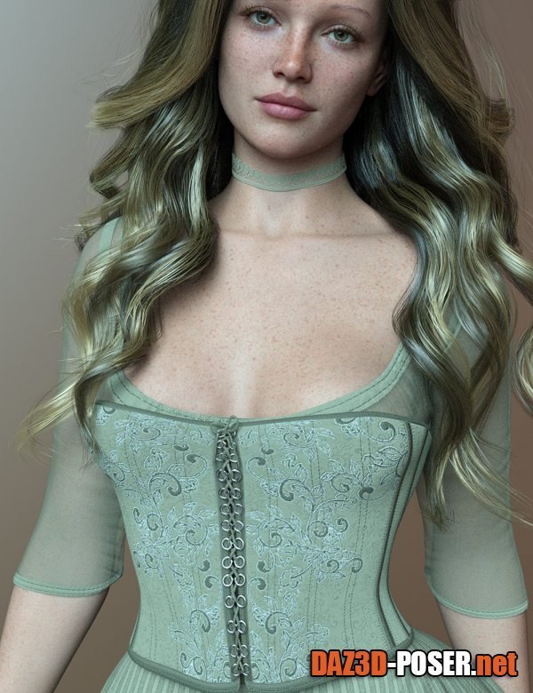 Dawnload dForce Regency Fashion Outfit for Genesis 9 for free