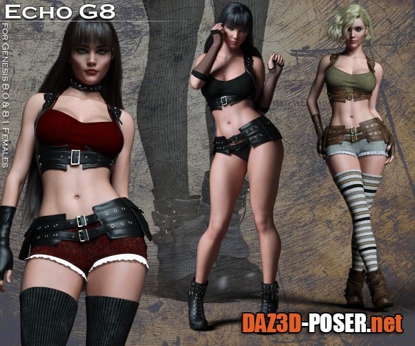 Dawnload Echo G8 for Genesis 8/8.1 Females for free