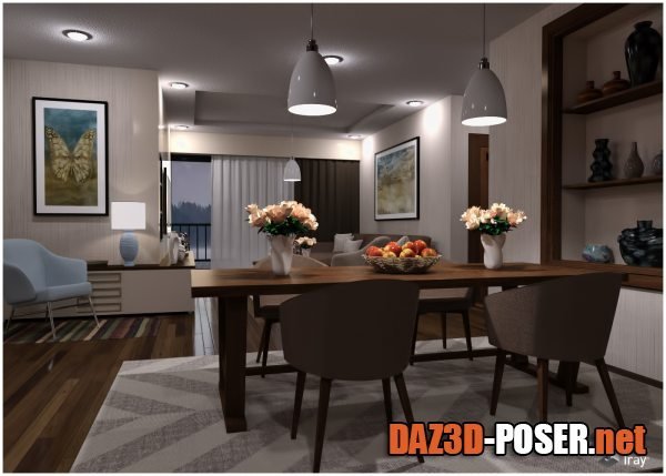 Dawnload Modern Interiors – Living Room 3 for free