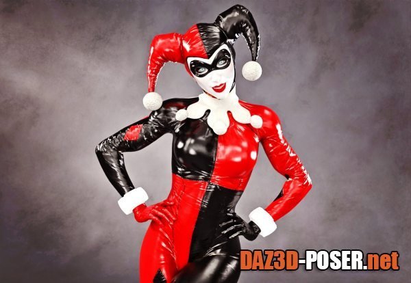 Dawnload Harley Quinn Classic For Genesis 8 and 8.1 Females for free