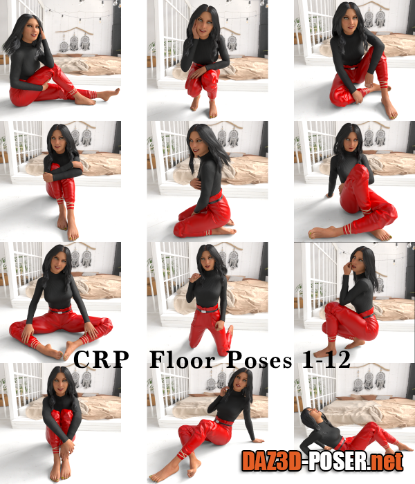 Dawnload CRP Floor Poses 1-12 for G8F & G9 for free