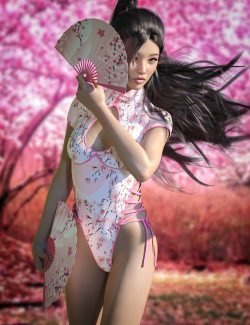 dForce Meiying Chinese Outfit Texture Add-On