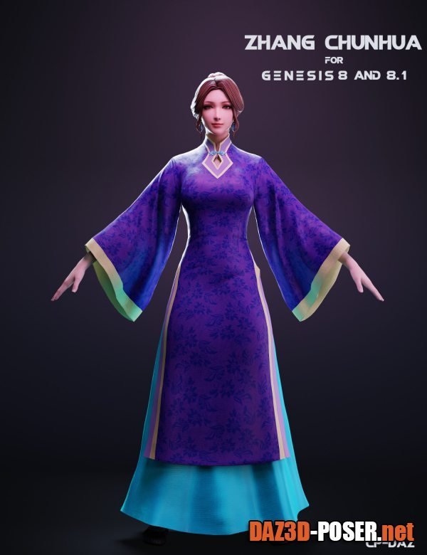 Dawnload Zhang Chunhua For Genesis 8 And 8.1 Female for free