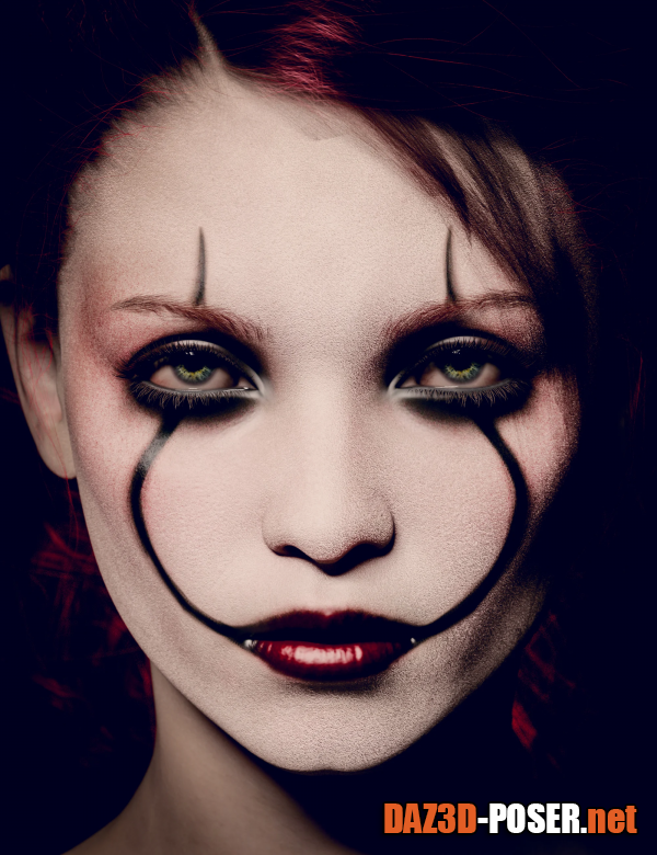 Dawnload CB Etta HD Dark Circus Makeup Geoshell for free