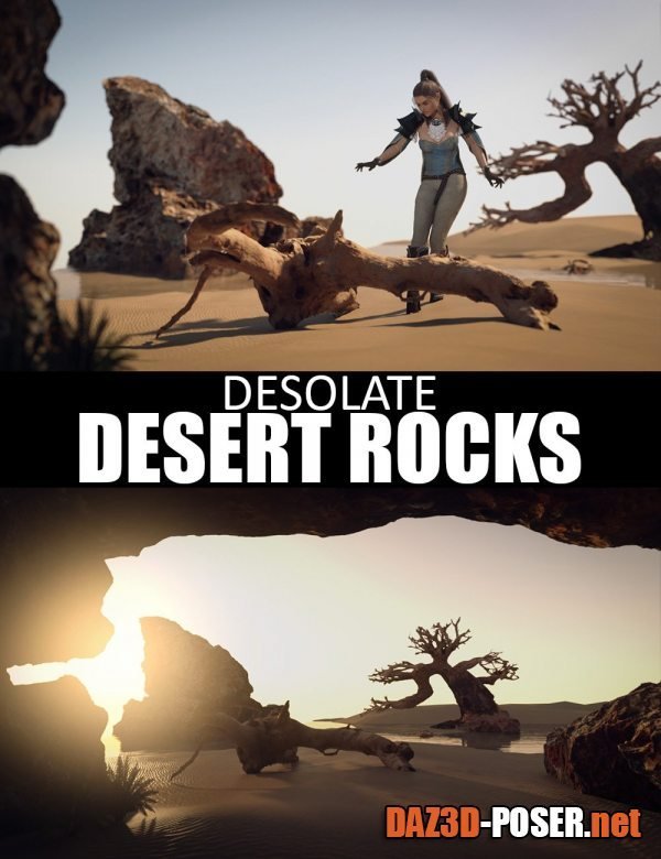 Dawnload Desolate Desert Rocks for free