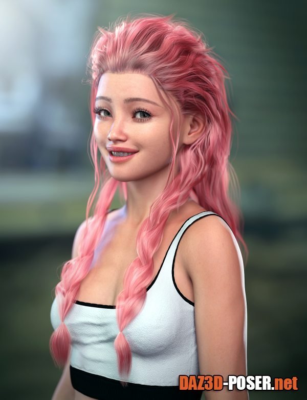 Dawnload Xing Hair for Genesis 9 for free