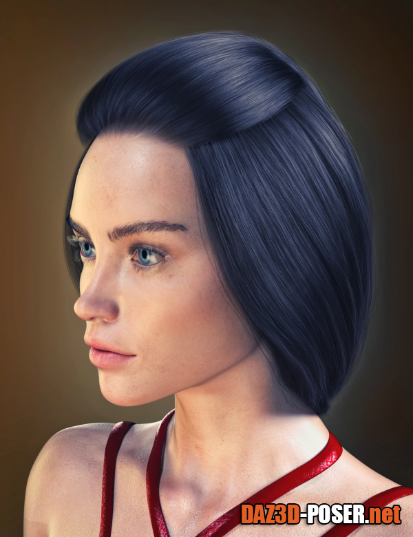Dawnload FE Natural Hair for Genesis 8 and 8.1 Female for free