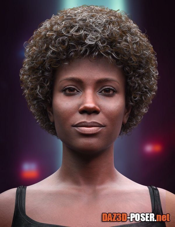 Dawnload M3D Curly Hair for Genesis 9 for free