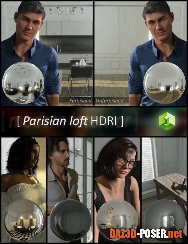 Dawnload Parisian Loft HDRI for free
