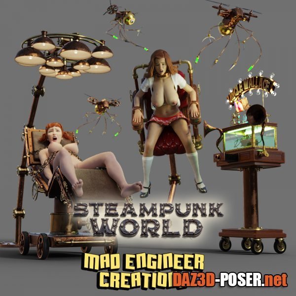 Dawnload Mad Engineer Creations for Daz Studio for free