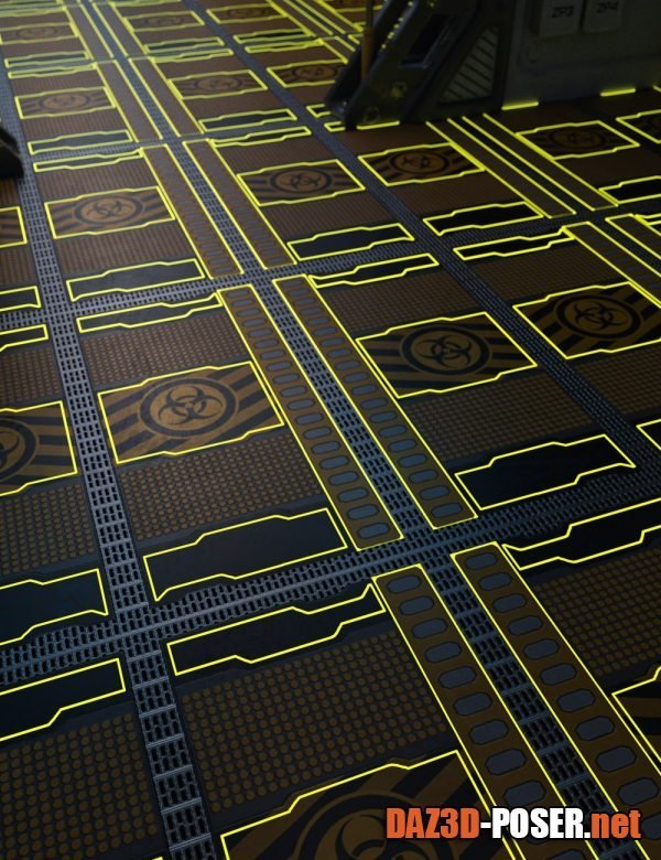 Dawnload Sci Fi Flooring Iray Shaders Volume 3 for free