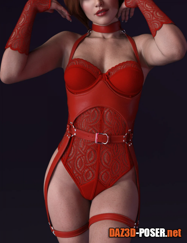 Dawnload X Fashion Princess Bodysuit Outfit for Genesis 9 for free