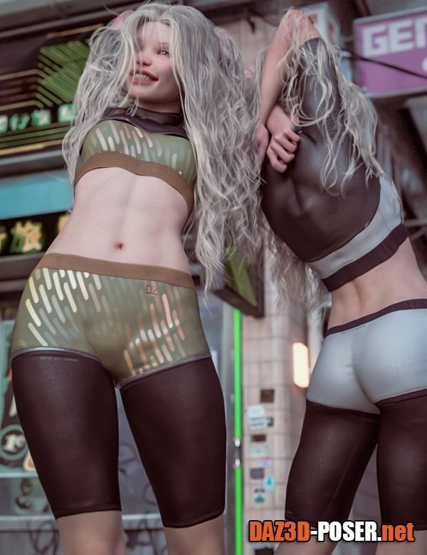Dawnload Zero Two Outfit for Genesis 8, 8.1, and 9 for free