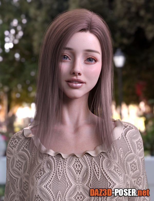 Dawnload BS Long Hair for Genesis 8, 8.1, and 9 for free
