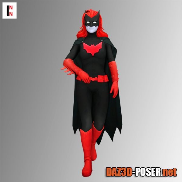 Dawnload DCUO – Batwoman Outfit For Genesis 8 Female for free