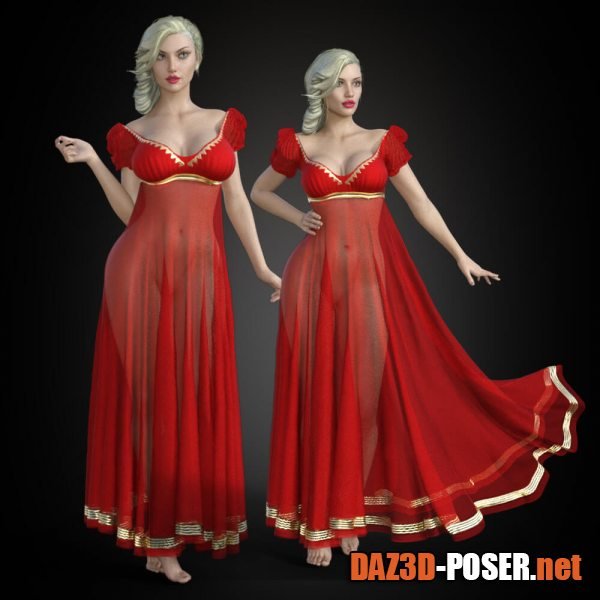Dawnload dForce Empire Dress G9/G8F for free