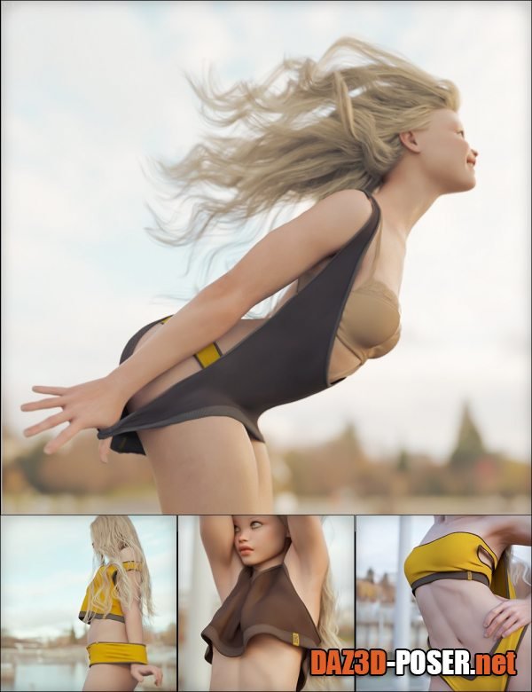 Dawnload Expressive Chroma Poses and Zero One Clothes for Genesis 8, 8.1, and 9 for free
