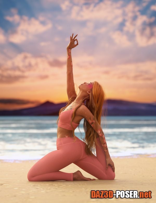Dawnload Fluidity Yoga Poses for Genesis 9 for free