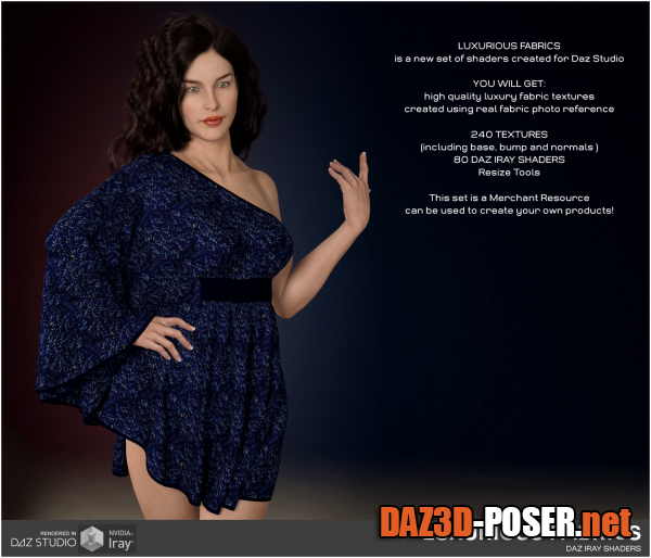 Dawnload Daz Iray – Luxurious Fabrics for free