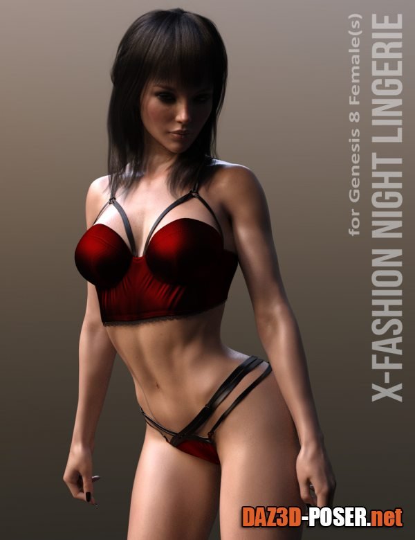 Dawnload X-Fashion Night Lingerie for Genesis 8 Females for free