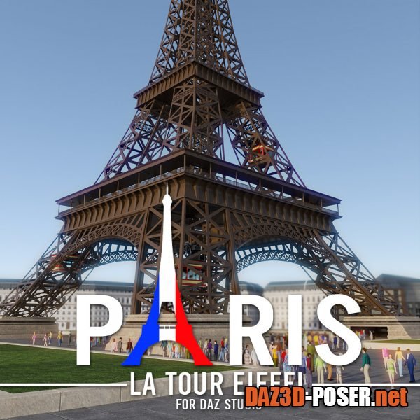Dawnload PARIS – La Tour Eiffel for DS Iray for free