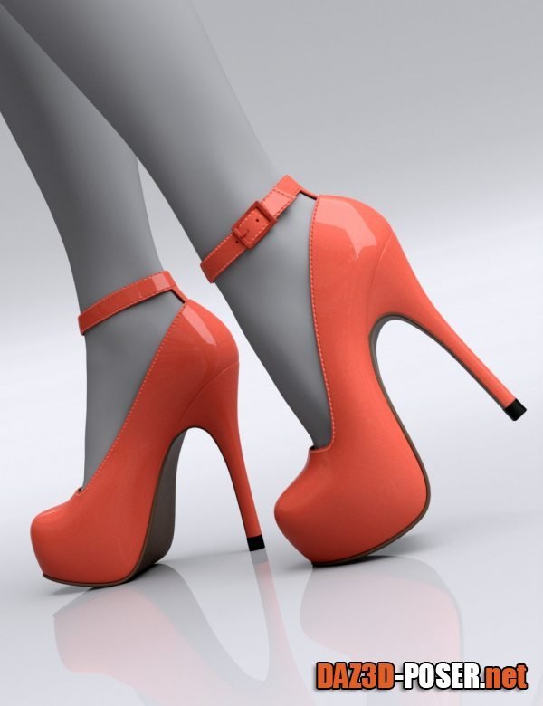 Dawnload HL Platform Stiletto Heels for Genesis 9, 8 and 8.1 Female for free