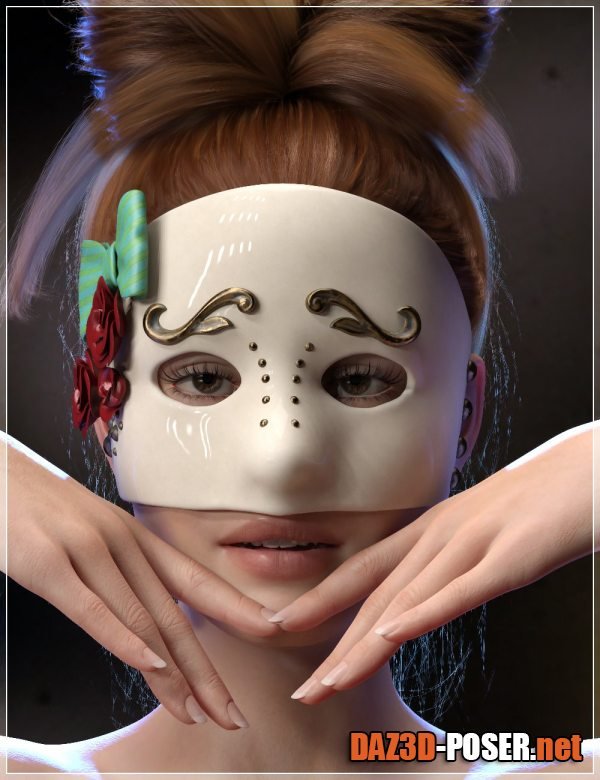 Dawnload ND Elegant Masks for Genesis 8 Female for free