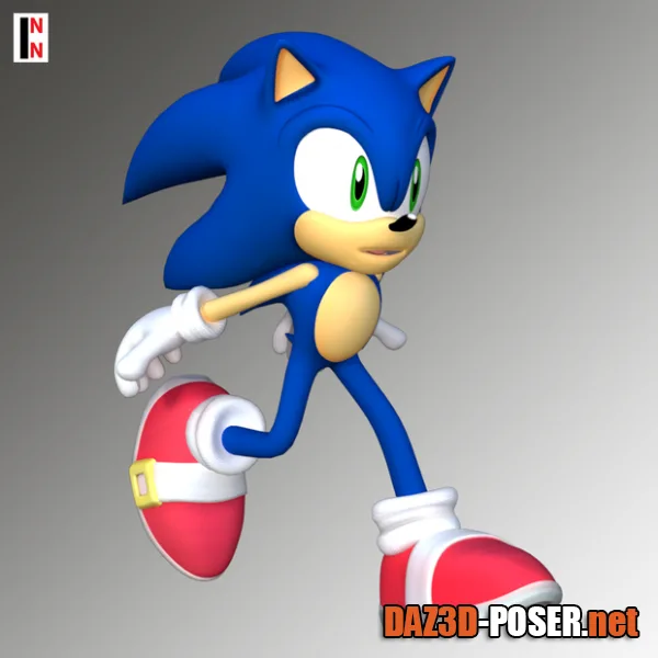 Dawnload Sonic the Hedgehog for DazStudio (Standalone) for free