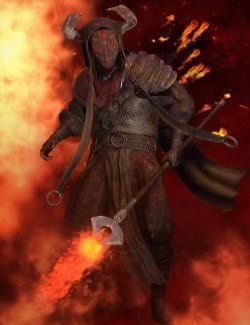 Diabolo Outfit Expansion – Staff, Blood, Dirt, and Mask Textures