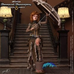 dForce Steampunk Shenanigans for Genesis 8 and 8.1 Female(s)