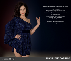 Daz Iray – Luxurious Fabrics