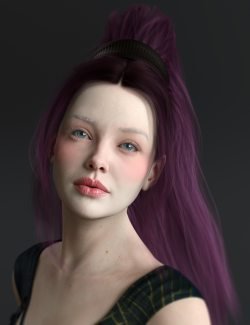 Updo of Fantasy Hair Color Expansion