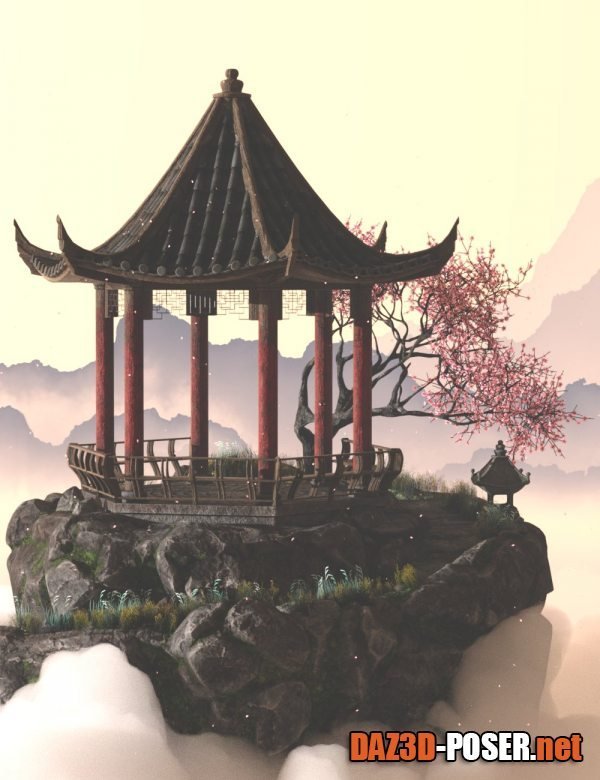 Dawnload V176 Iray Pagoda Diorama for free