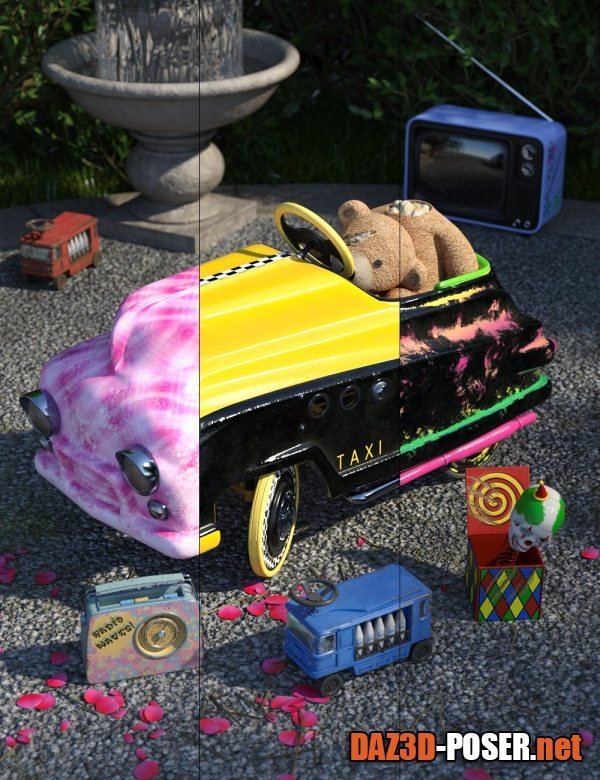 Dawnload Vintage Toy Car for free