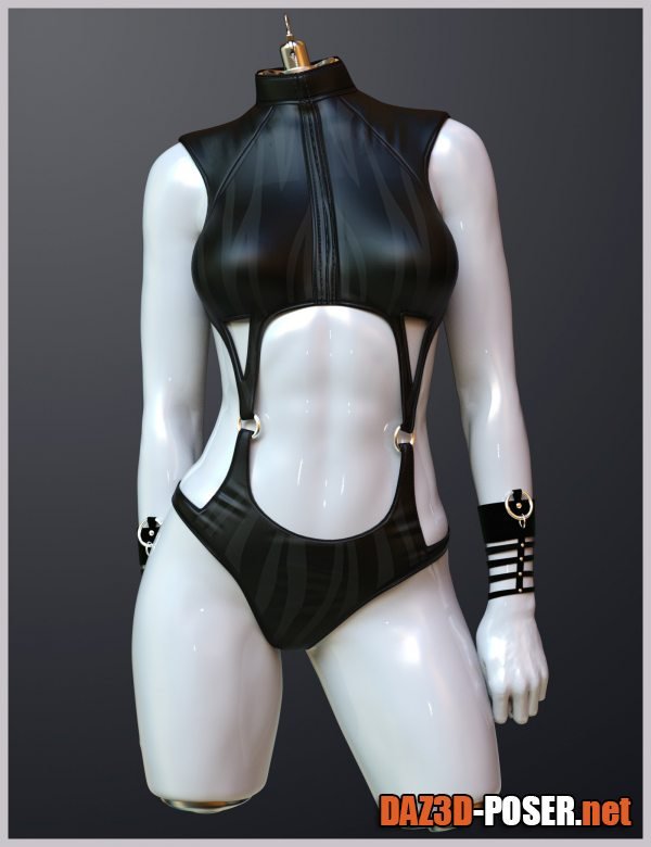 Dawnload X-Fashion Technical Bodysuit for Genesis 9 for free