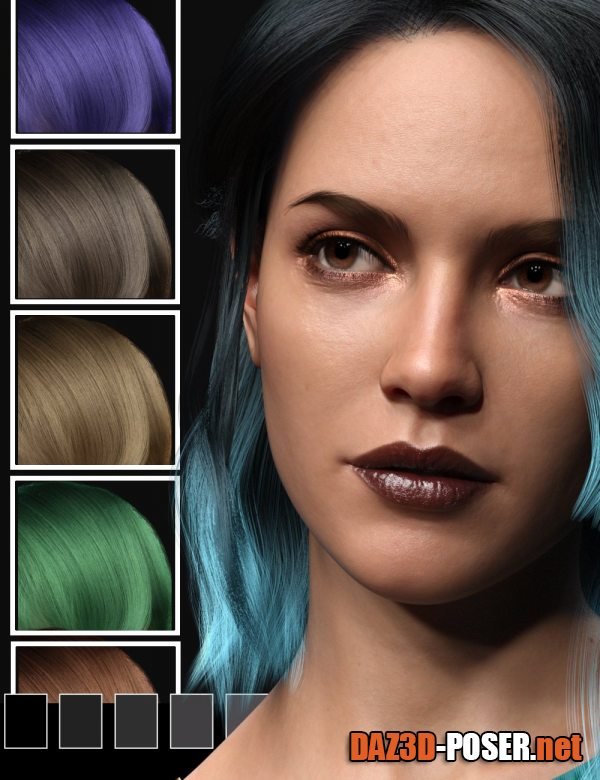 Dawnload Line Zero dForce Strand Hair Shaders for free