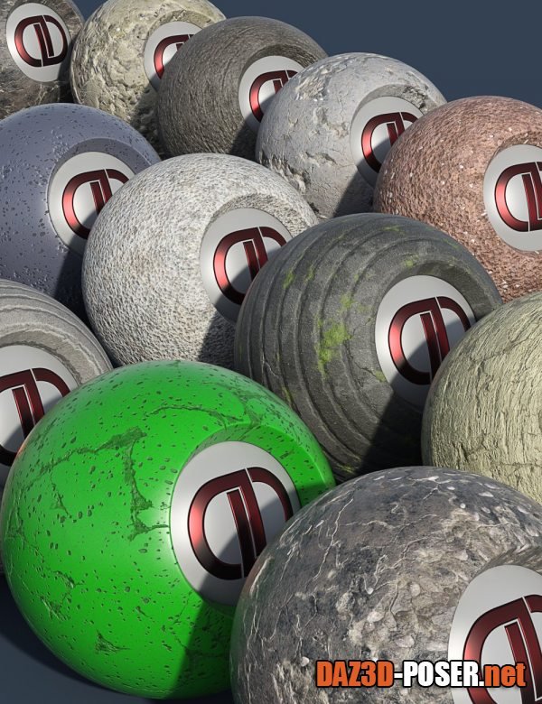 Dawnload DD PBR Concrete Shaders for Iray Vol 3 for free