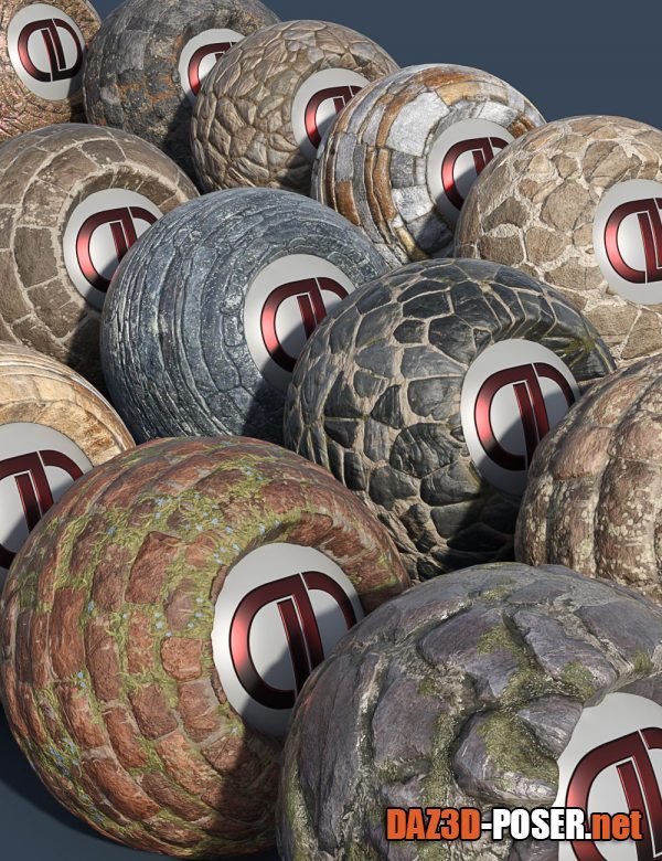 Dawnload DD PBR Stone Wall Shaders for Iray Vol 2 for free