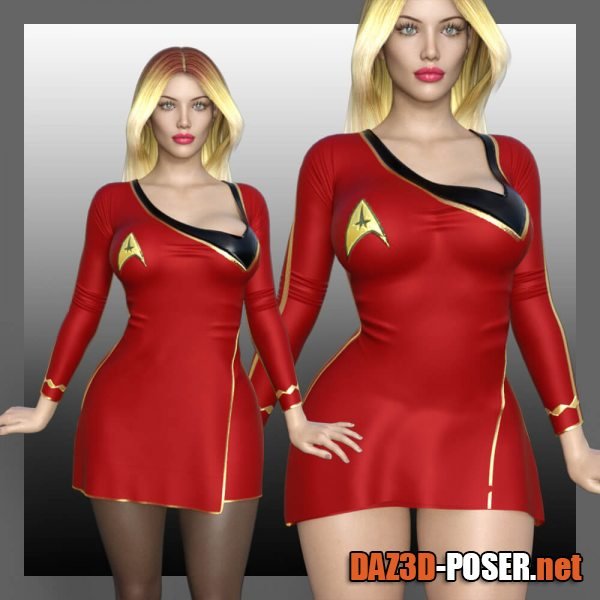 Dawnload dForce Star Trek Dress G8F/G8.1F for free