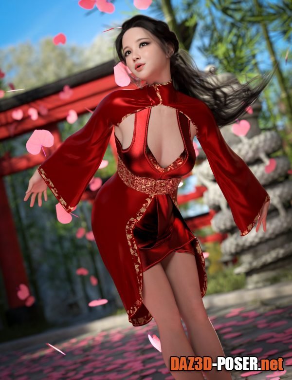 Dawnload dForce Seoyun Asian Outfit Texture Add-On for free