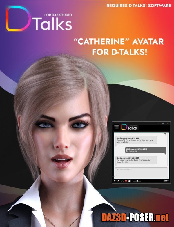 Dawnload D-Talks! Avatar “Catherine” for free