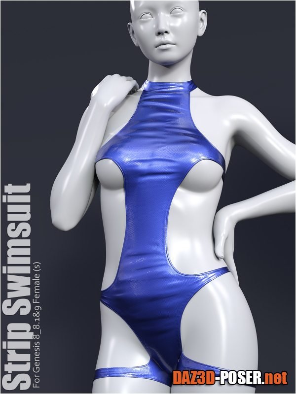 Dawnload Strip Swimsuit for free