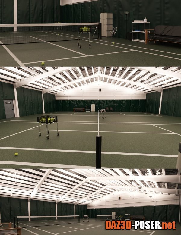 Dawnload Indoor Tennis Court for free